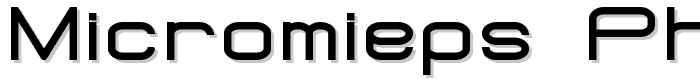 MicroMieps Phat font